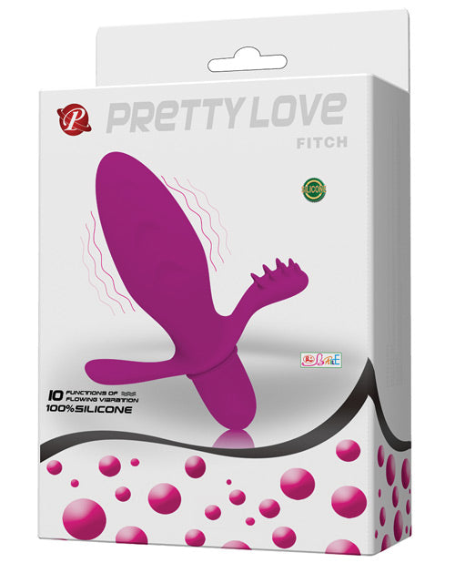 Pretty Love Fitch Anal Vibrator Fuschia