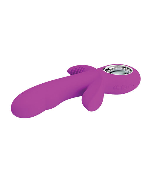 Pretty Love Humphrey Bendable Front and Back  Rabbit Vibrator - Fuchsia