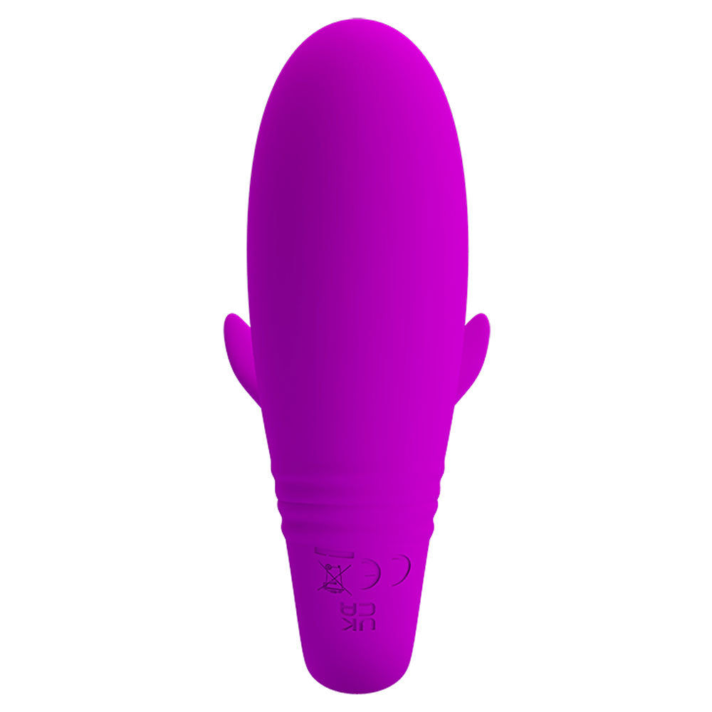 Pretty Love Jayleen Global Remote Control Series Rechargeable Couple Vibrator  - Purple