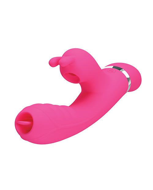 Pretty Love Phoenix Licking Rabbit Vibrator - Pink