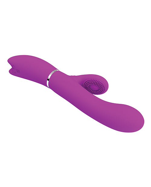 Pretty Love Side To Side Moving Rabbit Vibrator - Fuchsia