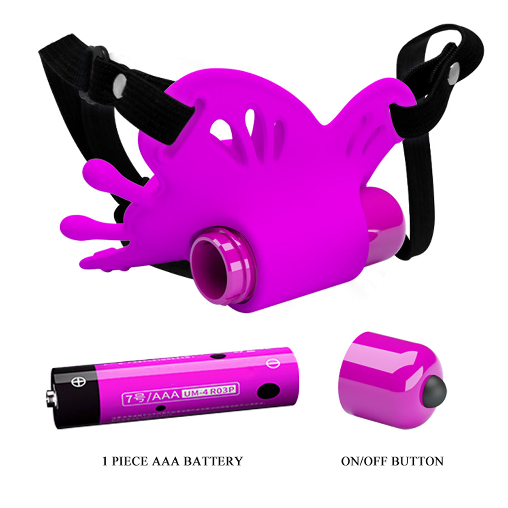 Pretty Love Sloane Battery Powered Clit Stim - Fuchsia