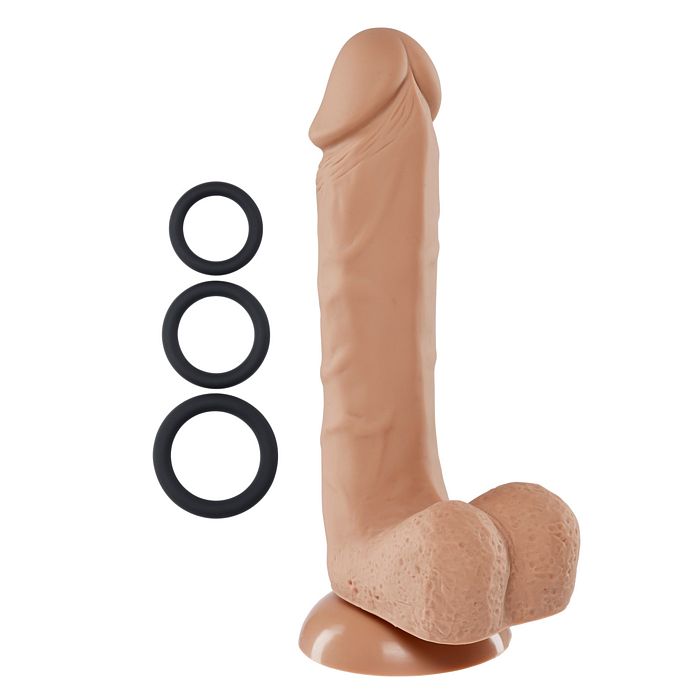 Pro Sensual Series 6 Inch Silicone Pro Odorless Dong - Tan