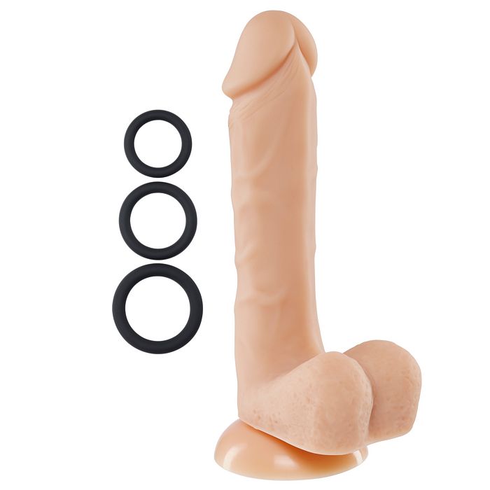 Pro Sensual Series 6 Inch Silicone Pro Odorless Dong - Tan