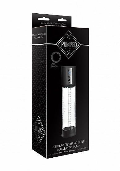 Pumped Premium Rechargeable Automatic Pump Transparent