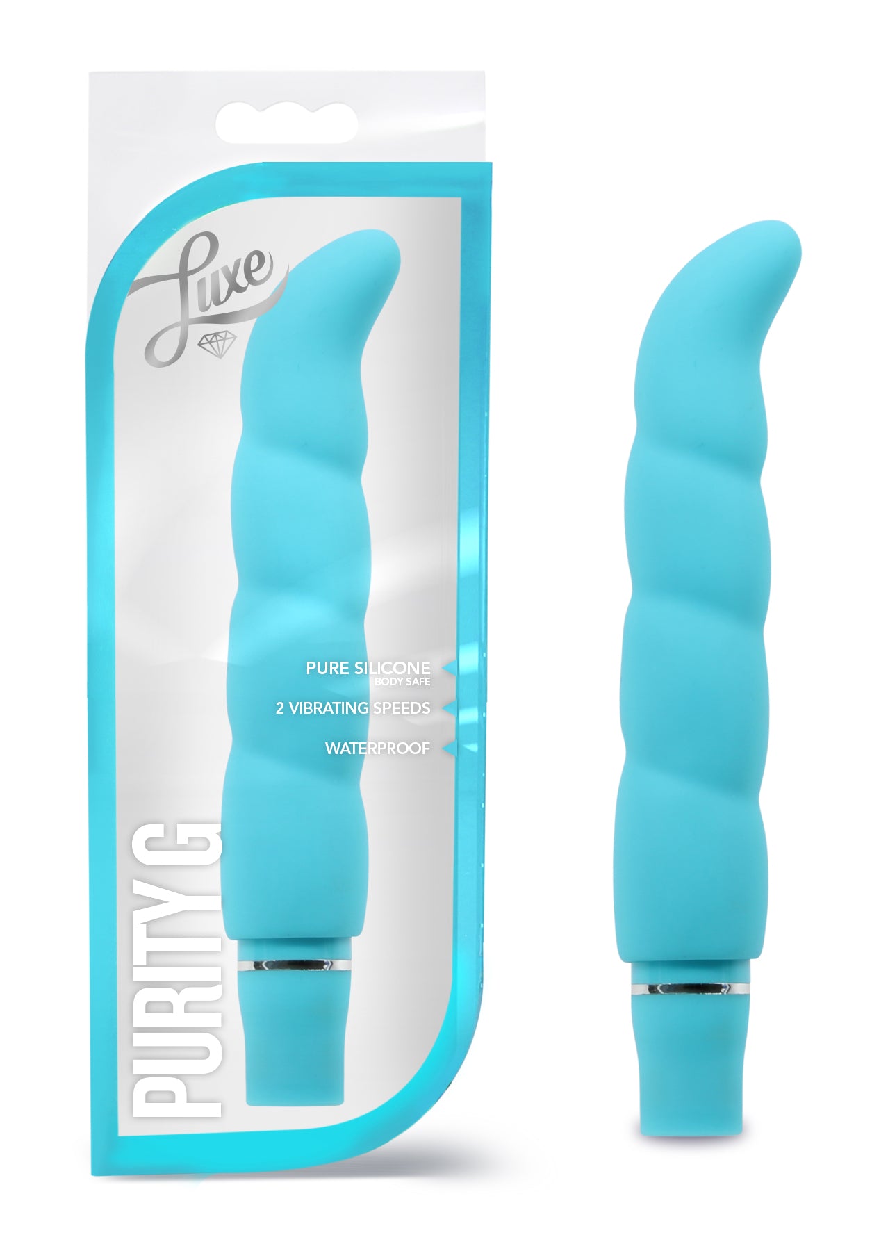 Purity G - Aqua G-Spot Vibrator, Blush Novelties Aqua