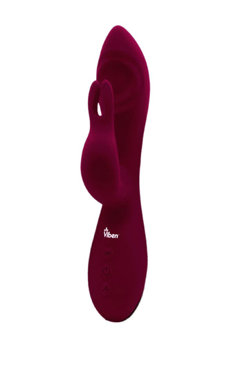 Pzazz - Ruby - Rechargeable Thumping Rabbit Vibrator