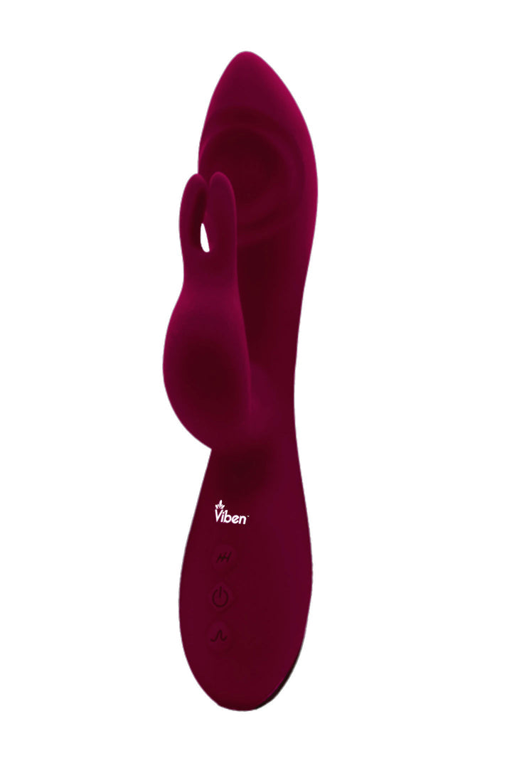 Pzazz - Ruby - Rechargeable Thumping Rabbit Vibrator