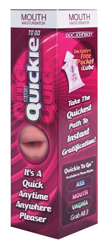 Quickies to Go Ultraskyn Masturbator - Mouth Mouth