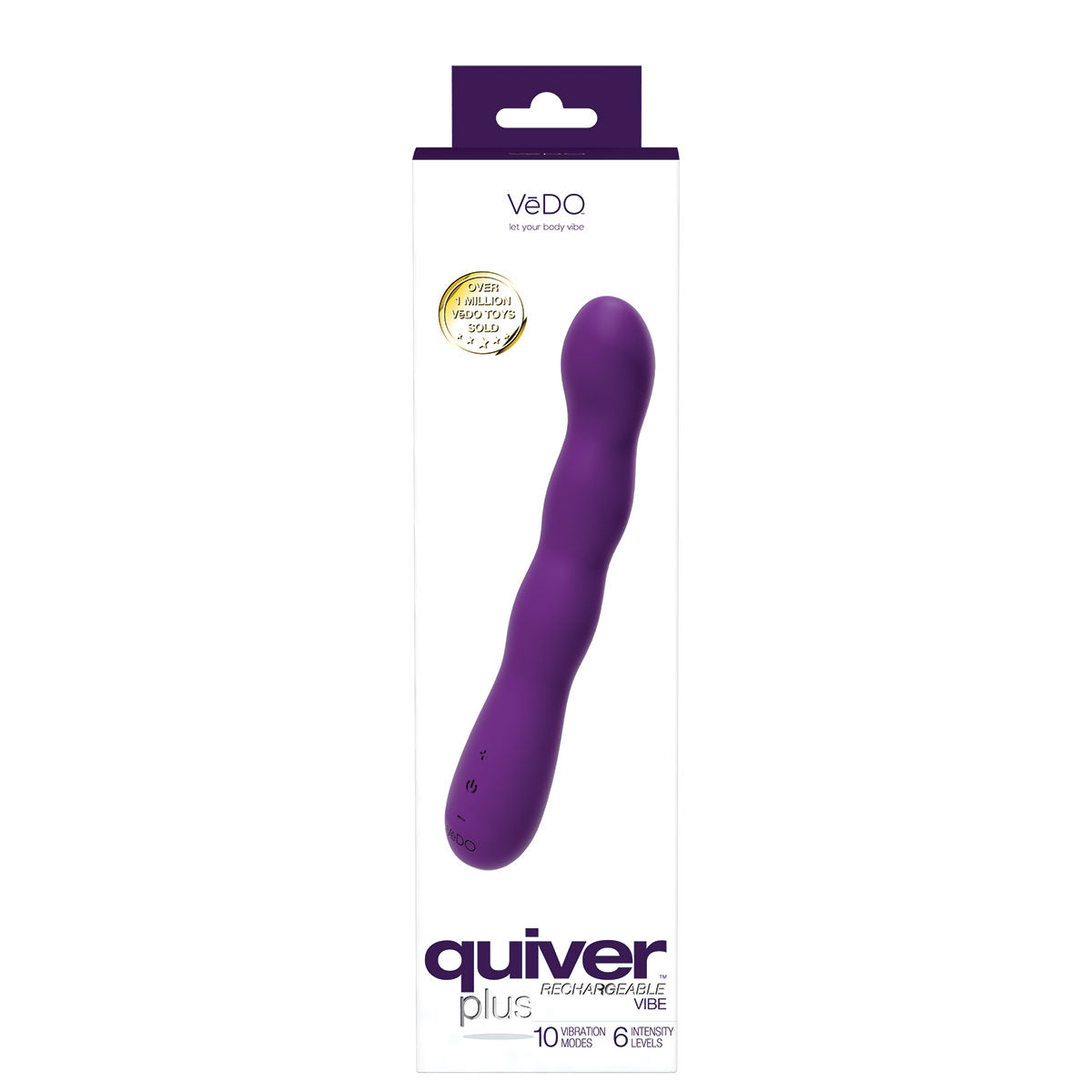 Quiver Plus Rechargeable G-Spot Vibrator by VeDO