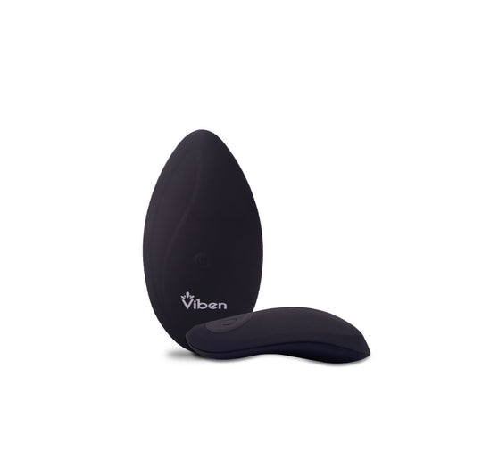 Racy - Remote Control 10 Function Panty Vibrator - Black Vibrator