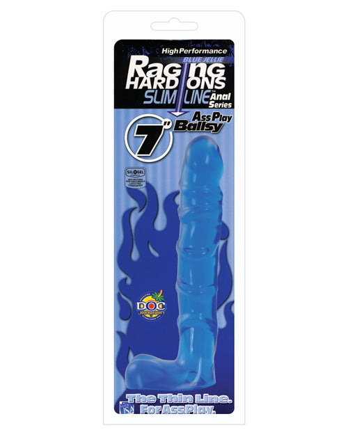 Raging Hard Ons Slimline Ballsy - Blue Jelly 7"