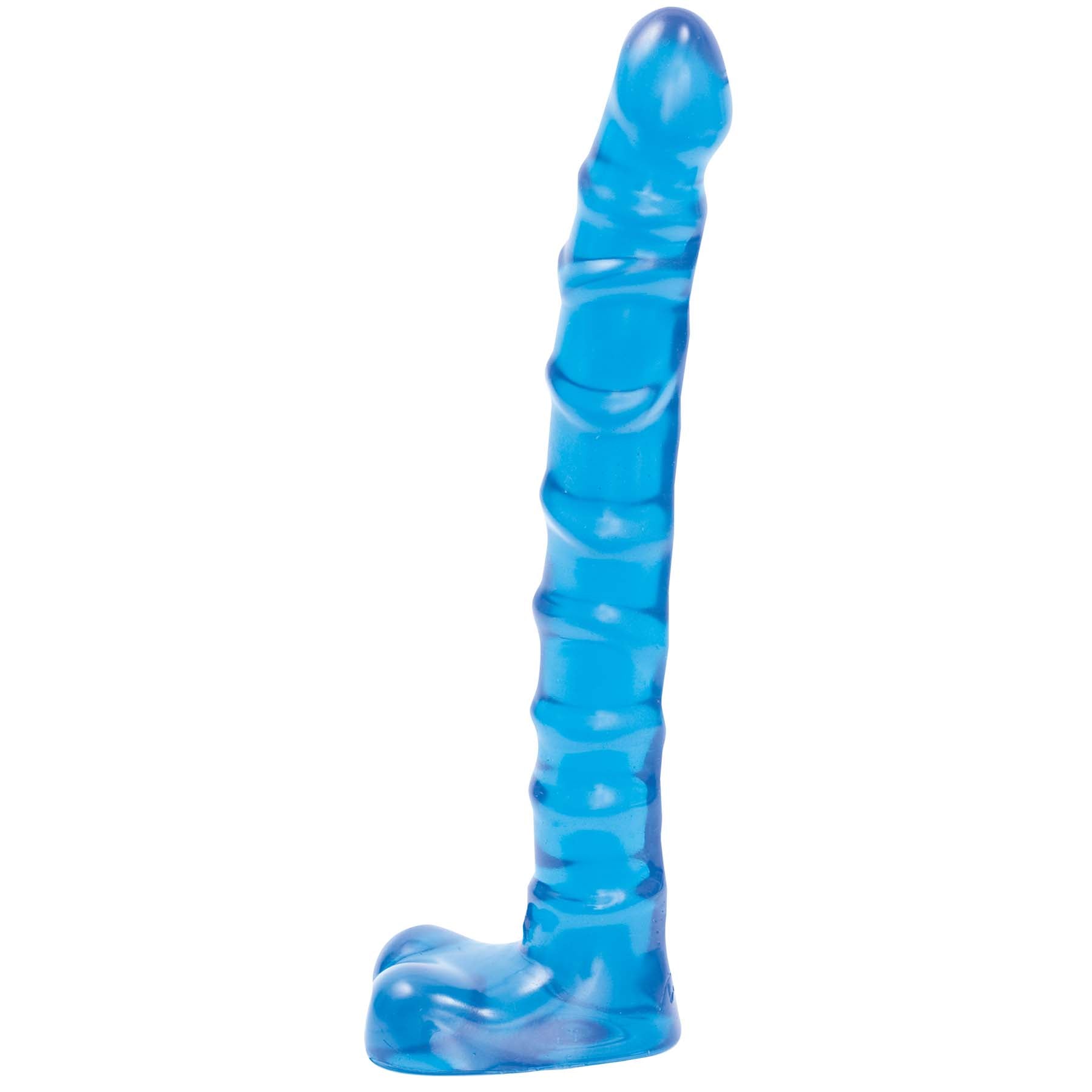 Raging Hard-Ons Slimline Cobalt Blue Jellie - 9 Inches - Ballsy