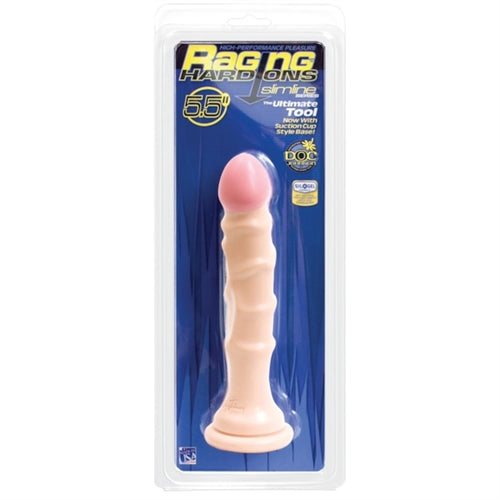 Raging Slimline With Suction Cup Inch Dong Vanilla