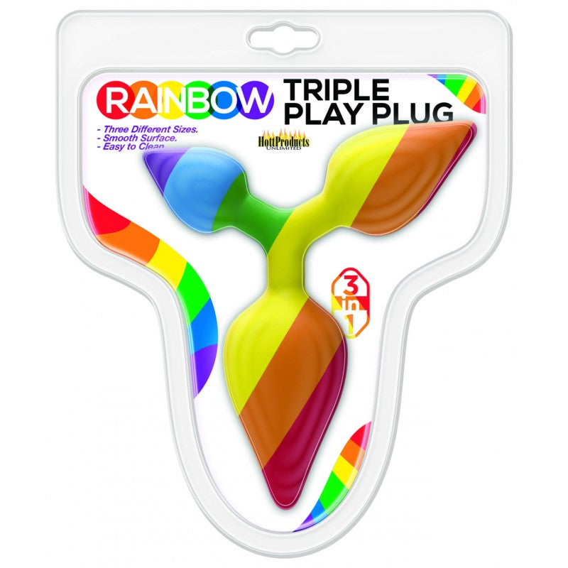 Rainbow Triple Play Butt