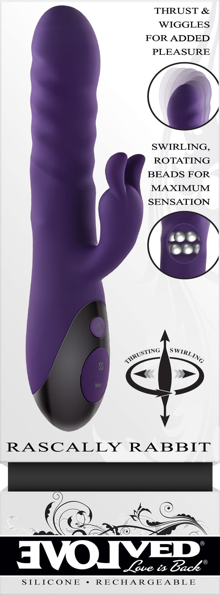 Rascally Rabbit - Thrusting Vibrator - Sale Specials