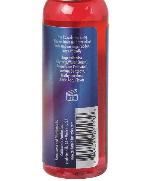 Razzels Warming Lubricant - Kissable Cherry - 4 Oz. Bottle