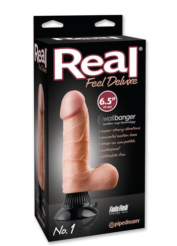 Real Feel Deluxe 6.5-Inch Vibrator - Pipedream