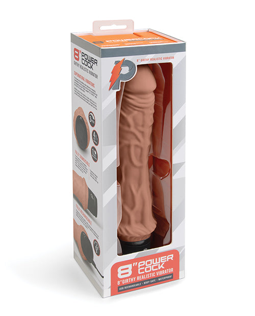 Realistic Girthy Vibrator - Powercocks by Electric Mocha