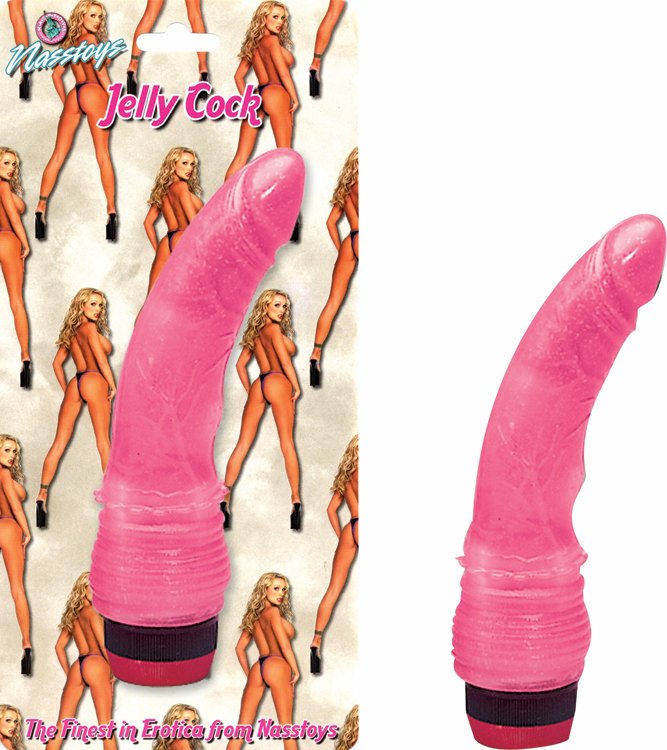 Realistic Jelly Cock Vibrator - Nasstoys Pink