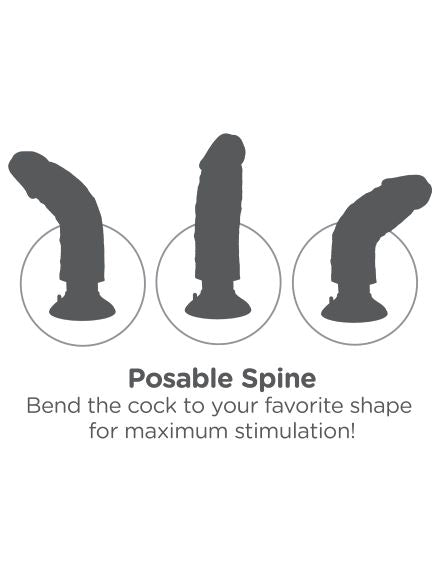 Realistic Vibrating Dildo - King Cock