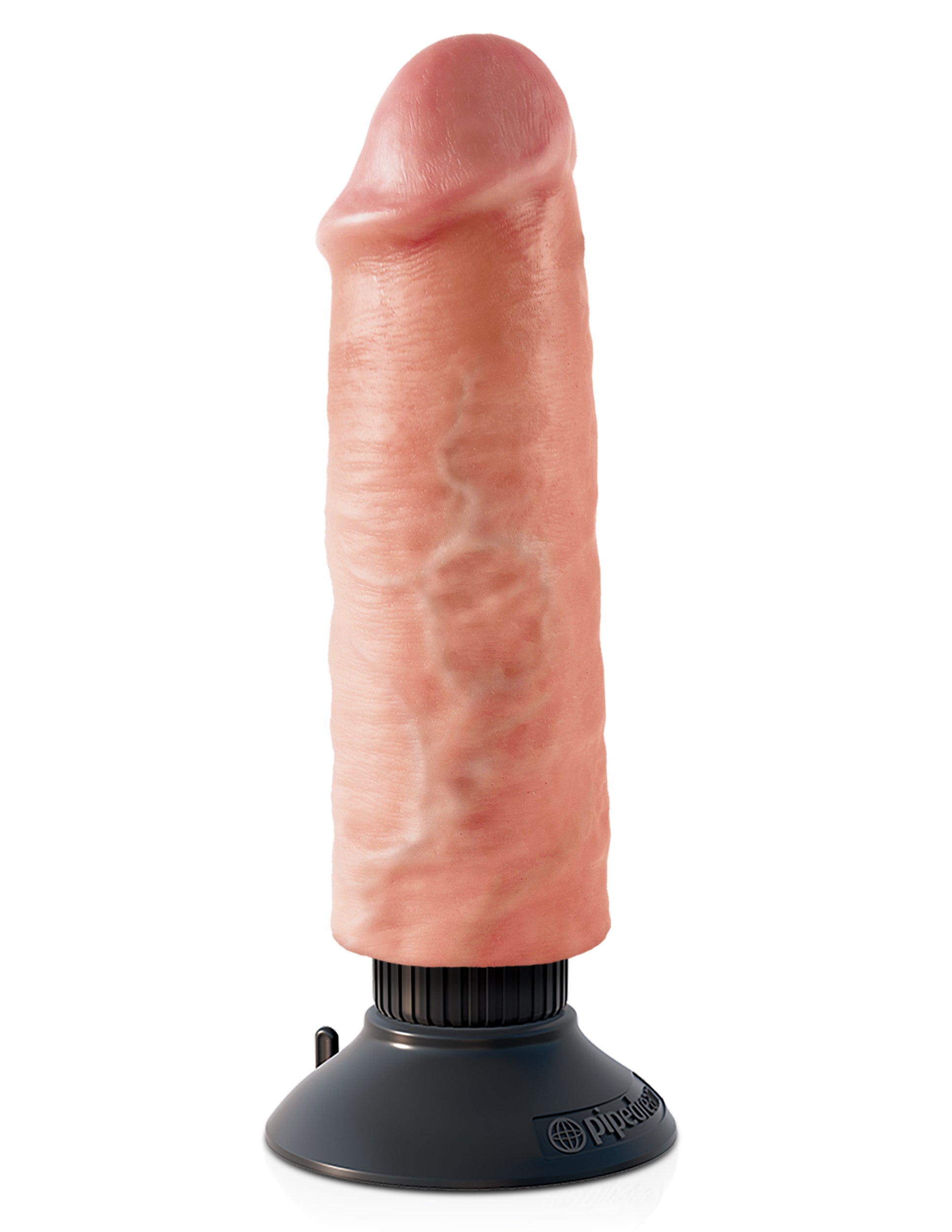 Realistic Vibrating Dildo - King Cock by Pipedream Flesh