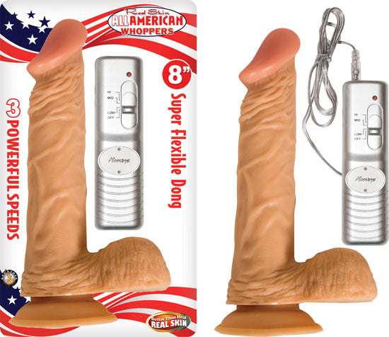 Realistic Vibrator: All American Whopper with Balls
