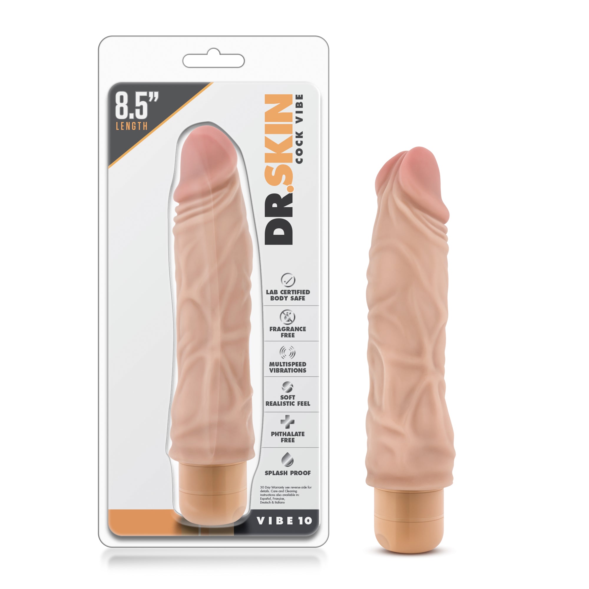 Realistic Vibrator: Dr Skin Cockvibe #10