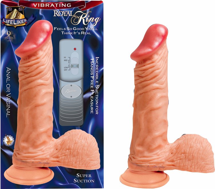 Realistic Vibrator: Lifelikes Royals Flesh Dong