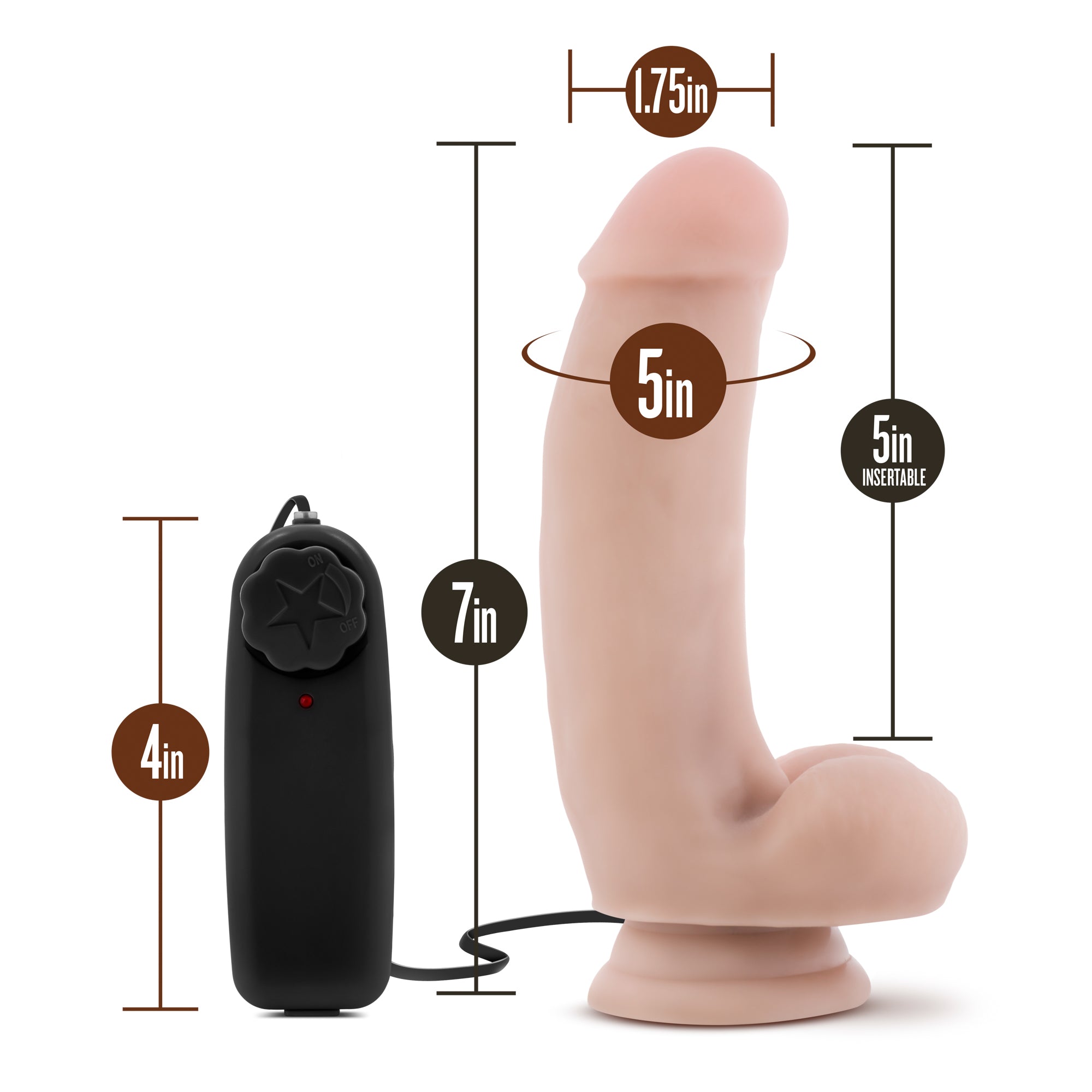 Realistic Vibrator - The Quarterback by Blush