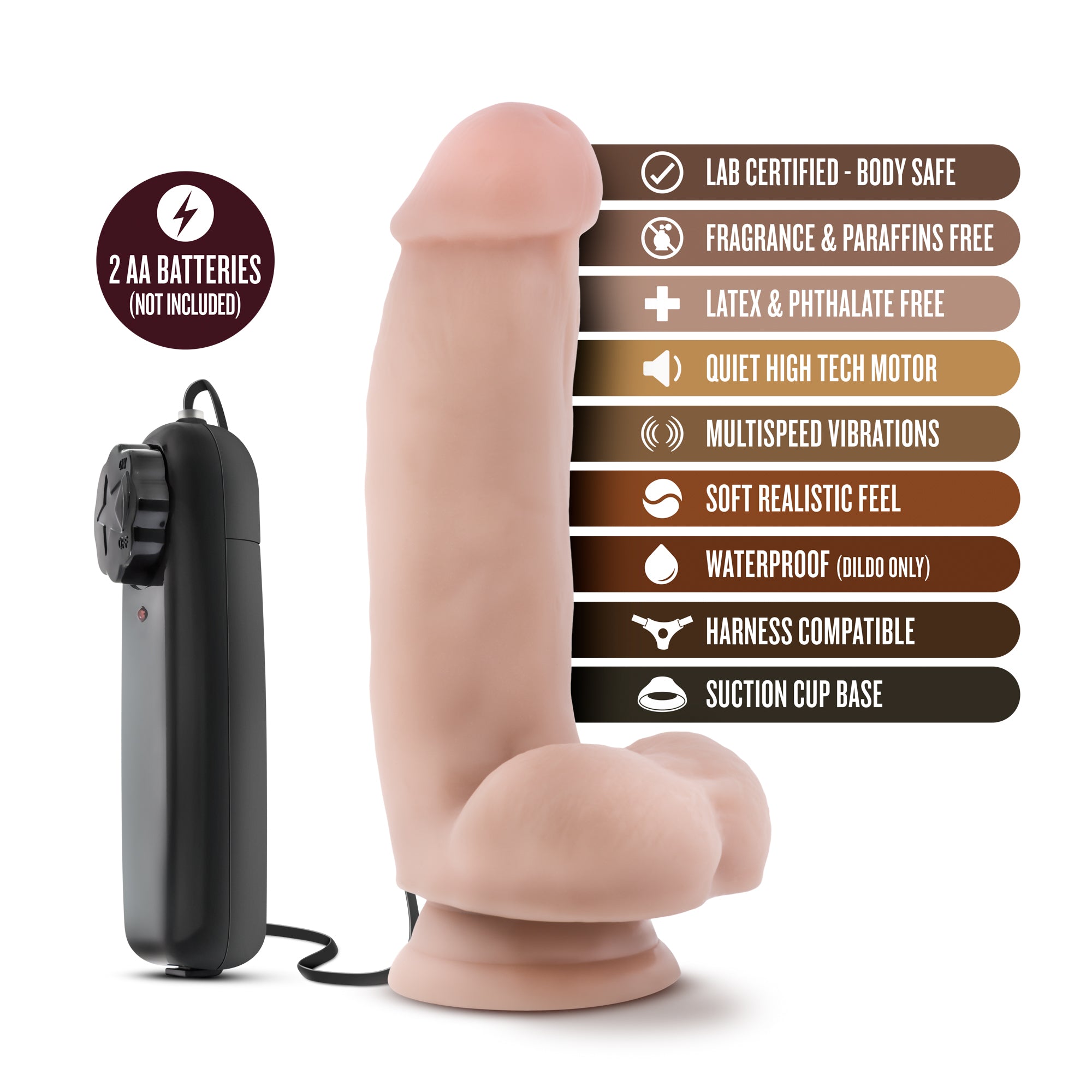 Realistic Vibrator - The Quarterback by Blush