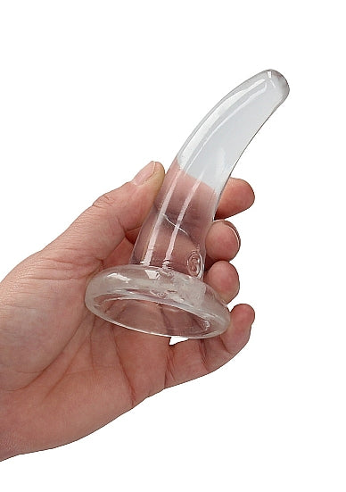 Realrock Non Realistic Dildo W Suction Cup 4.5in Transparent