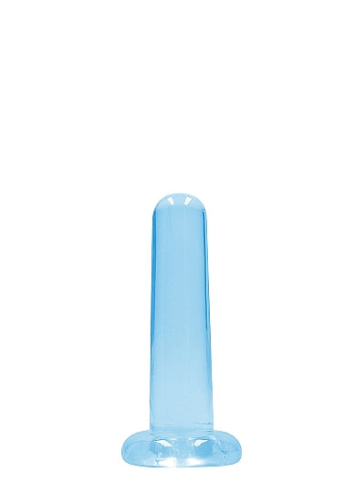 Realrock Non Realistic Dildo W Suction Cup 5.3in Blue