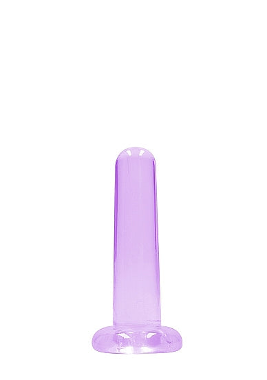 Realrock Non Realistic Dildo W Suction Cup 5.3in Purple