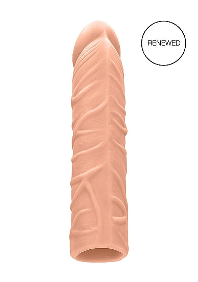 RealRock Realistic Veiny 7 in. Penis Sleeve Extender Beige