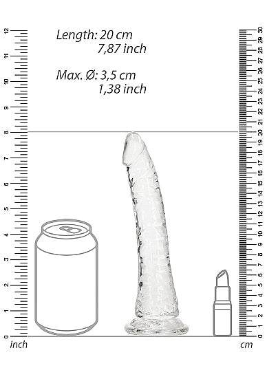 Realrock Slim Dildo Transparent