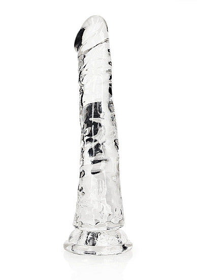 Realrock Slim Dildo Transparent 6in