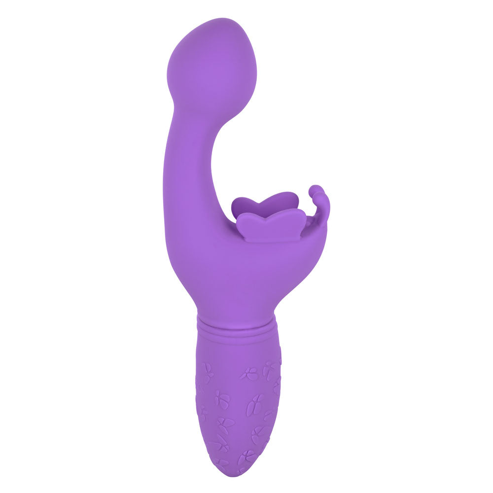 Rechargeable Butterfly Kiss Vibrator Purple