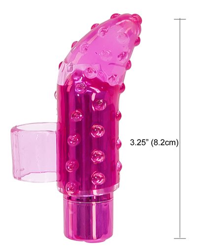 Rechargeable Frisky Finger Massager Pink