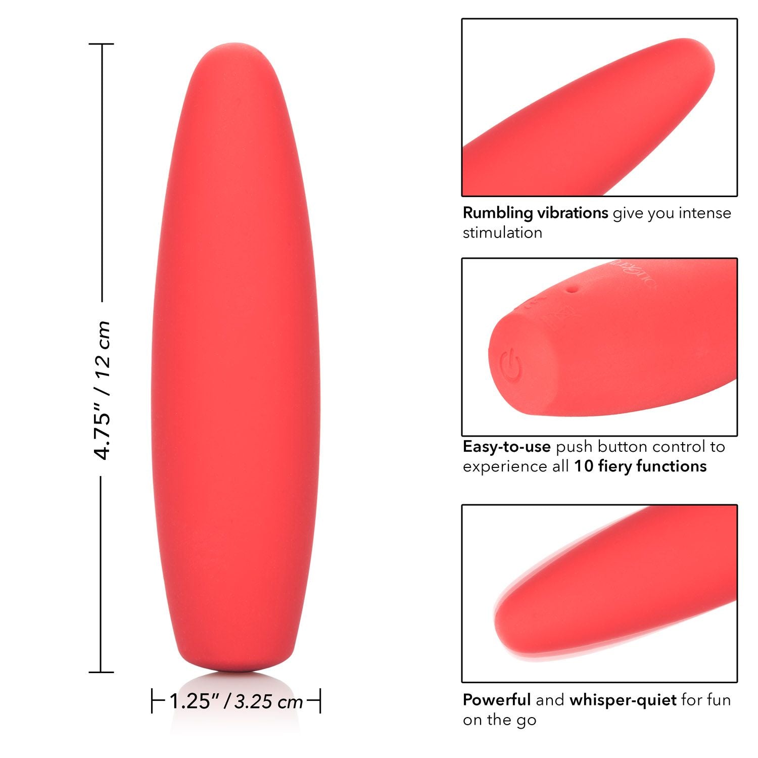 Red Hot Flame Clitoral Flickering Massager