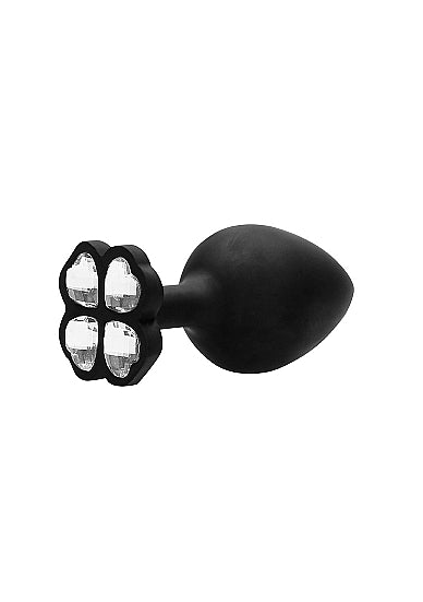 Regular Lucky Diamond Butt Plug Black