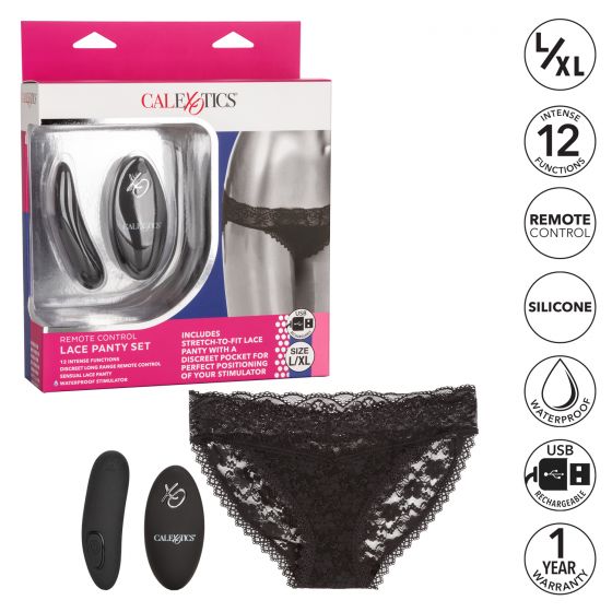 Remote Control Lace Panty Set