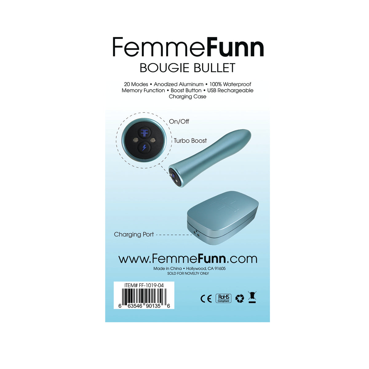 Revamped Femme Funn Bougie Bullet - Blue