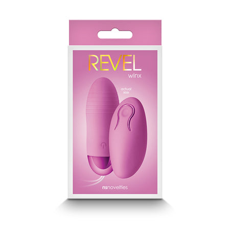 Revel Winx Insertable Bullet Vibrator with Remote - Pink