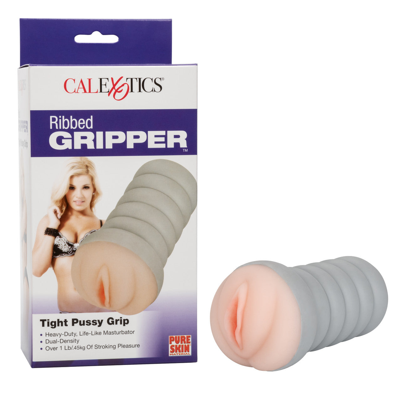 Ribbed Gripper Tight Pussy Ivory