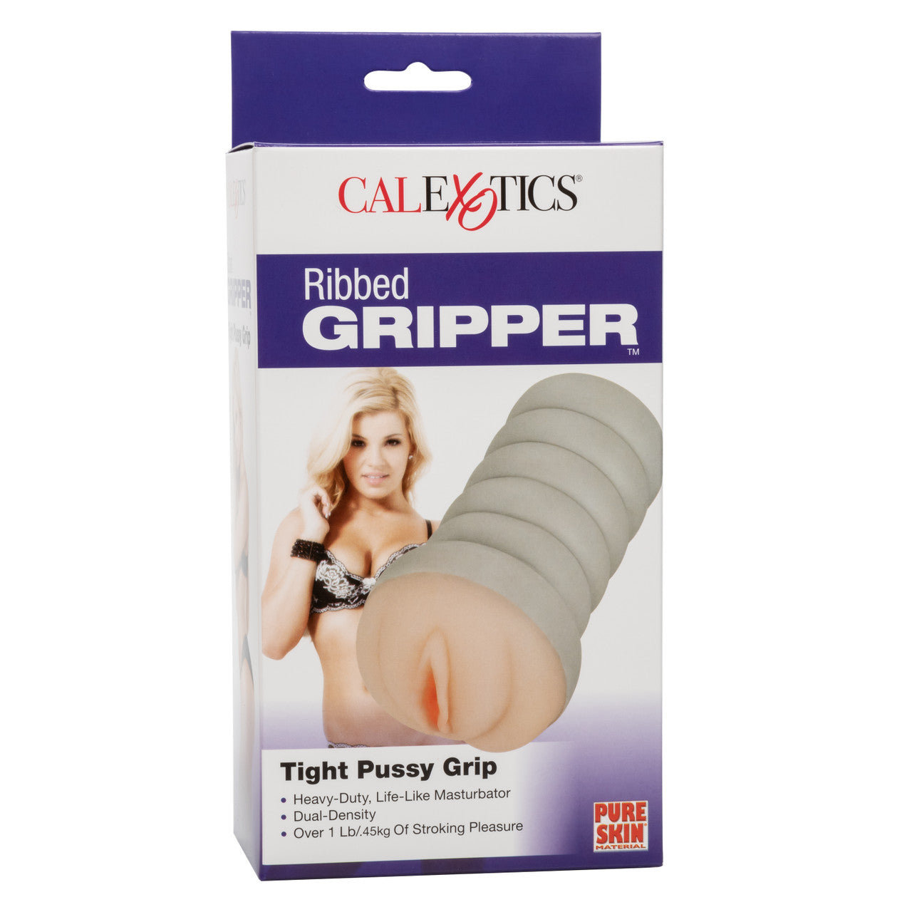 Ribbed Gripper Tight Pussy Ivory