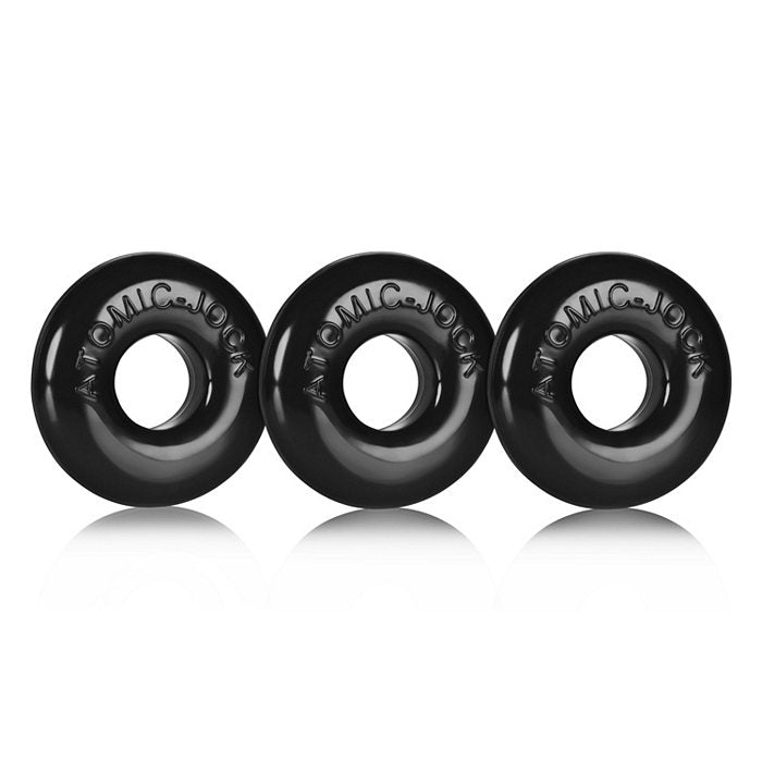 Ringer 3 Pack Cockring Black