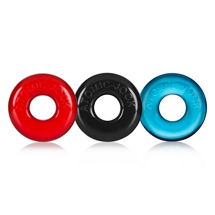 Ringer 3 Pack Cockring Multi-color