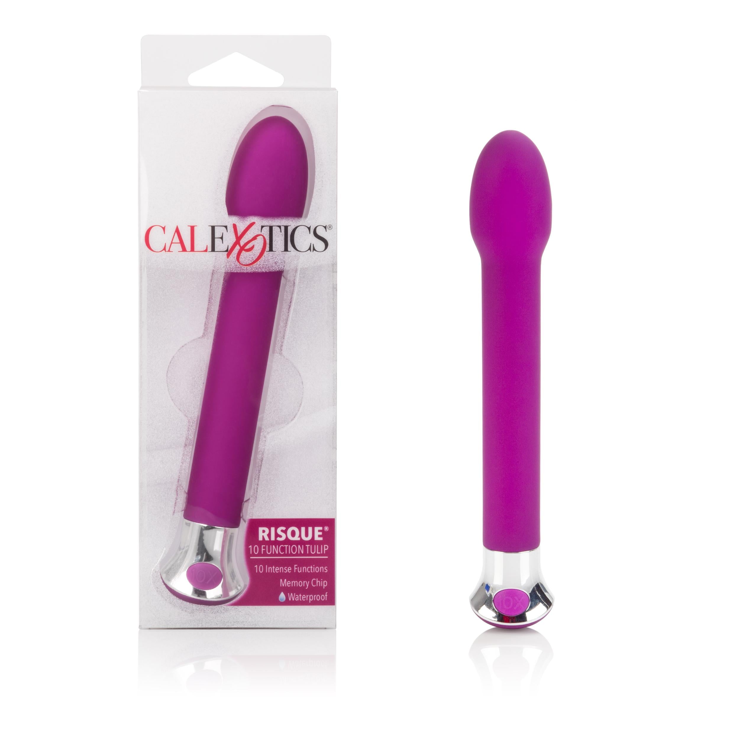 Risque Tulip - Slim Vibrator by CalExotics Purple