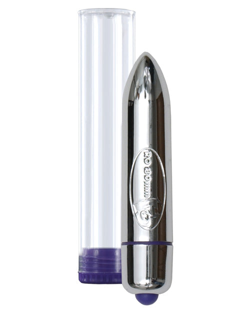 RO-80mm Bullet Vibe: A  Discreet, and Waterproof Pleasure Chrome